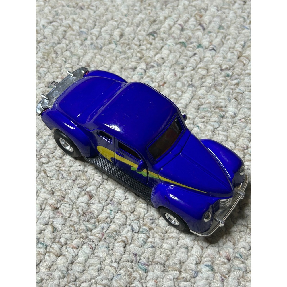 Tootsietoy 1940 Ford Coupe‎ Diecast Car Blue Hot Rod Vintage Style Toy
